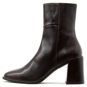 ysimia leather high heel boots women σε προσφορά