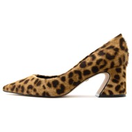  e67244 pony skin leather animal print mid heel pumps women carrano