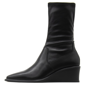 aino leather platform boots women