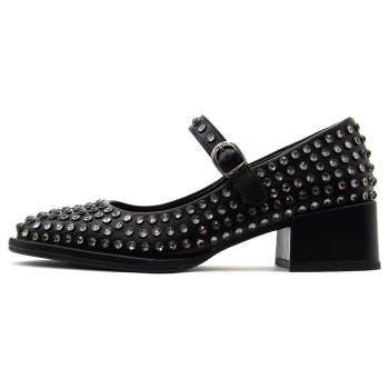 cherie studded mid heel ballerinas