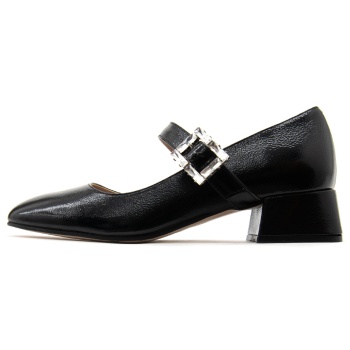 patent leather mary jane mid heel σε προσφορά