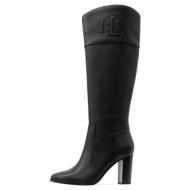  page ii leather high heel long boots women lauren ralph lauren