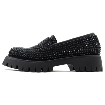 carrie rhinestone chunky loafers women