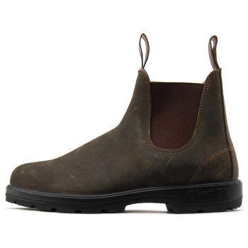 leather elastic side chelsea boots σε προσφορά