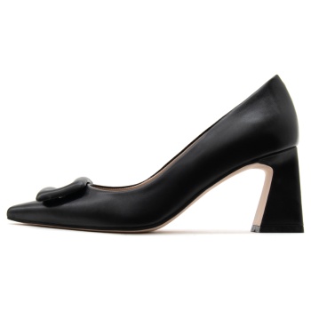 leather mid heel pumps women fardoulis σε προσφορά