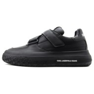  kup leather low top strap chunky sneakers women karl lagerfeld