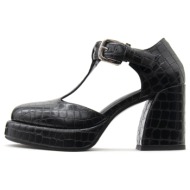  sabrina croco leather high heel pumps women noa harmon