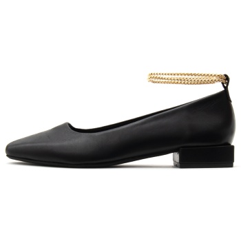 leather gold chain ballerinas women i