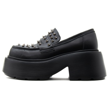 jonsey studded leather platform loafers σε προσφορά