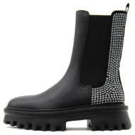  cuffed studded leather chelsea boots women favela