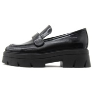  patent leather chunky moccasins women bacali collection