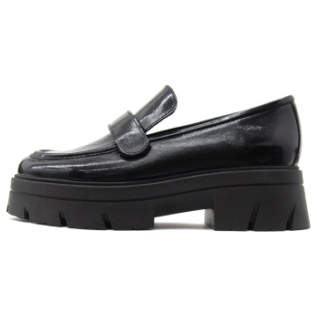 patent leather chunky moccasins women σε προσφορά