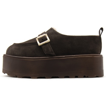 suede flatform slippers women i athens σε προσφορά