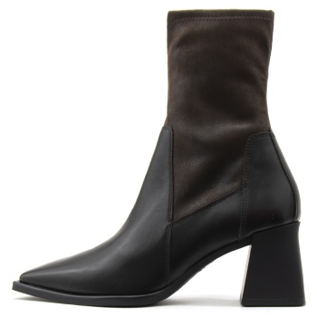 hedda leather mid heel ankle boots σε προσφορά