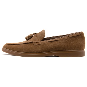 torford tassel suede leather loafers