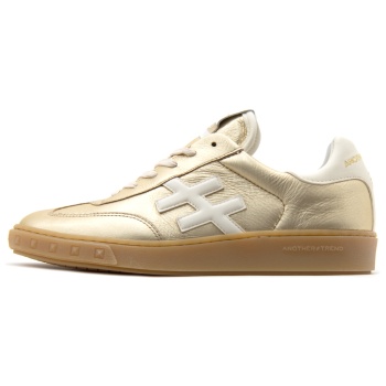 alba metallic leather sneakers women