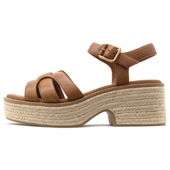 coledale leather strap platform sandals