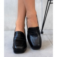  loafers με τακούνι - μαύρο