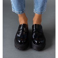  loafers chunky λουστρίνι estil - μαύρο