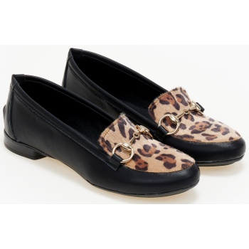 loafers φλατ με print estil - leopard σε προσφορά