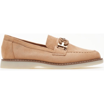 loafers suede με κοκάλινο τοκά erynn 