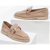  loafers comfort suede - τάουπε