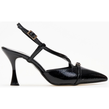 γόβες λουστρίνι slingback μυτερές tfp 