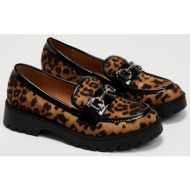  loafers chunky με print erynn - leopard