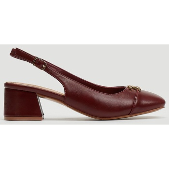 slingback γόβες erynn - burgundy