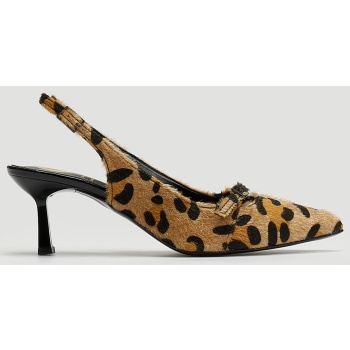 slingback ponyskin γόβες με print tfp 