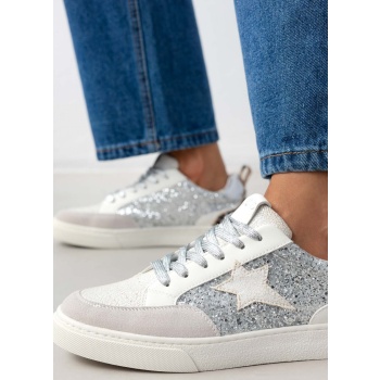 sneakers με glitter και printerynn 