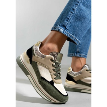 flatform sneakers σε συνδυασμούς υλικών