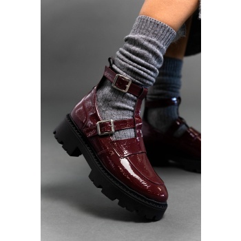 loafers chunky λουστρίνι tfp - burgundy