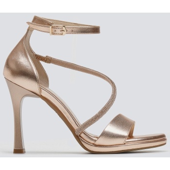 πέδιλα με στρας ragazza - χαλκός