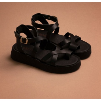 σανδάλια flatforms tfp - μαύρο σε προσφορά