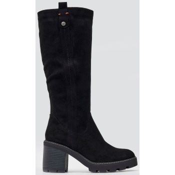 xti 144393 suede stretch boots - black σε προσφορά