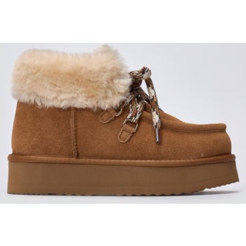 kelara fur lined ankle boots - camel σε προσφορά