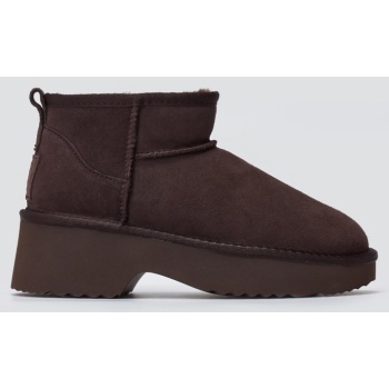 kelara fur lined ankle boots - brown σε προσφορά