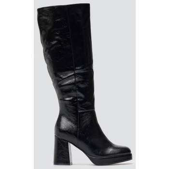 erynn platform crinkled patent boots  σε προσφορά