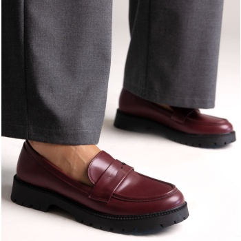 erynn chunky loafers - bordeaux matte σε προσφορά