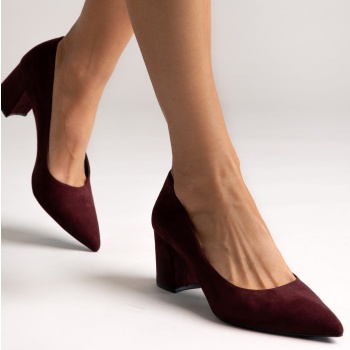 tfp pointed toe pumps - burgundy suede σε προσφορά
