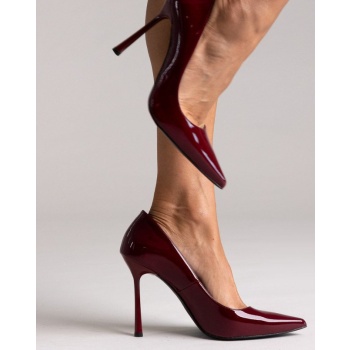 pumps stiletto tfp - bordeaux patent σε προσφορά