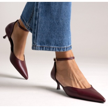 cutout pumps tfp kitten heel - bordeaux σε προσφορά