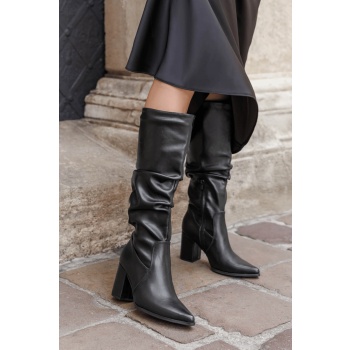 boots pointed toe - black matte σε προσφορά