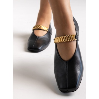 mary janes chain strap iris - black σε προσφορά