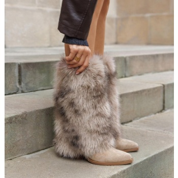 mid calf cowboy boots block heel  σε προσφορά