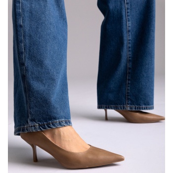pointed toe pumps stiletto heel - taupe σε προσφορά