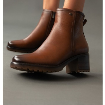 μποτάκια αστραγάλου με τακούνι - ταμπά σε προσφορά