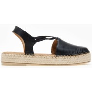  εσπαντρίγιες δερμάτινες ragazza 0207-a - μαύρο