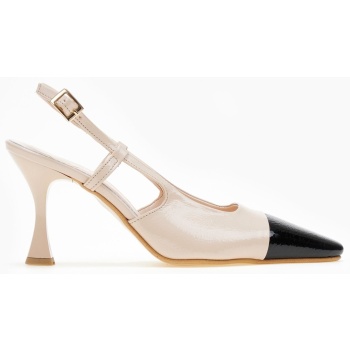 γόβες λουστρίνι μυτερές tfp - nude σε προσφορά